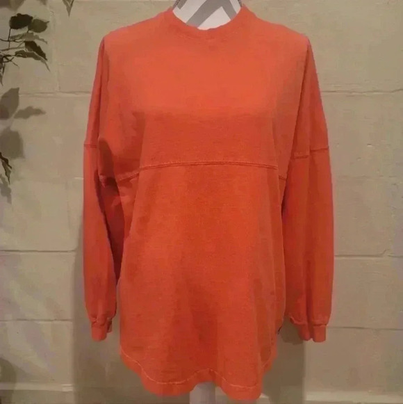 Spirit CATALINA ISLAND Jersey Coral SIZE SMALL Long Sleeve Crew Neck. - Picture 2 of 12